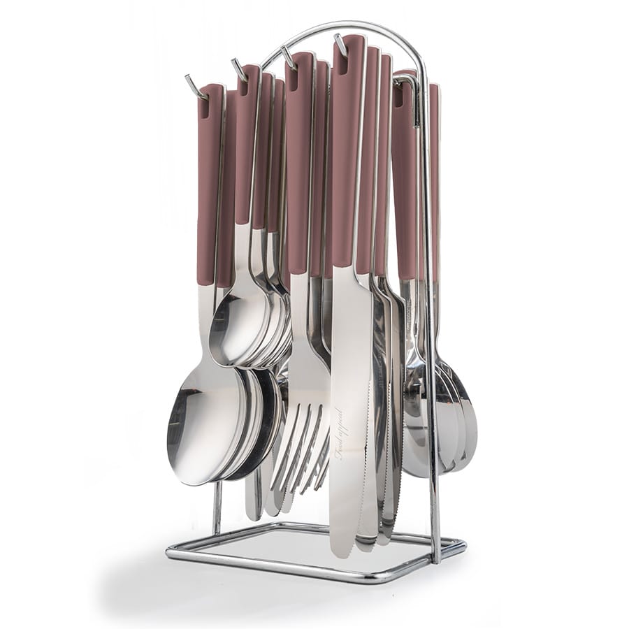 סט סכו"ם בתלייה 24 חל' ברונזה SPRING