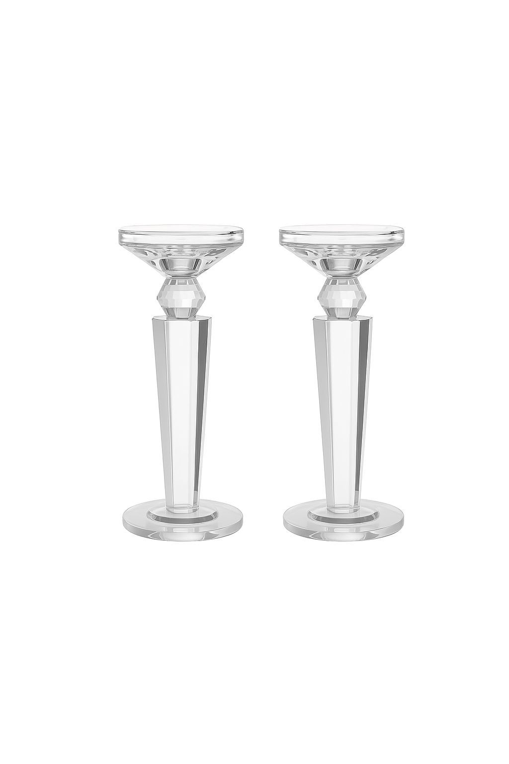 זוג פמוט - קריסטל לורן גובה 25 ס״מ