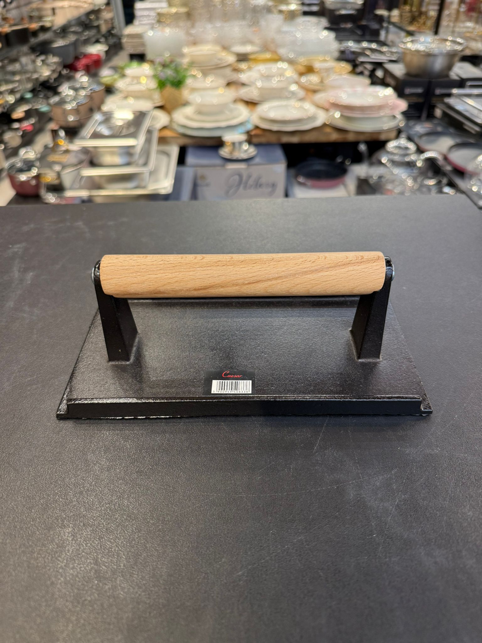 משקולת יציקה מקצועי - מלבן להמבורגר 20.5 ס״מ