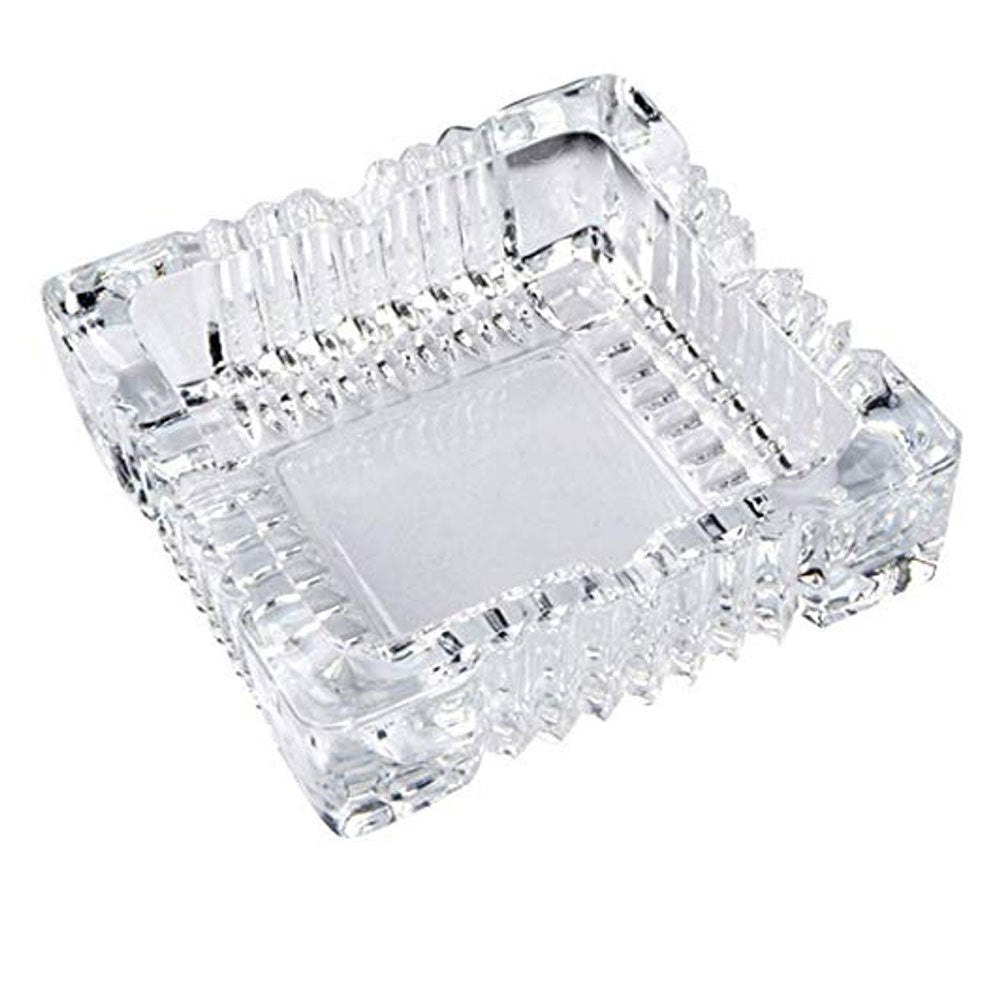 מאפרה זכוכית מרובעת יוקרתית 10 ס"מ - S Blinkmax