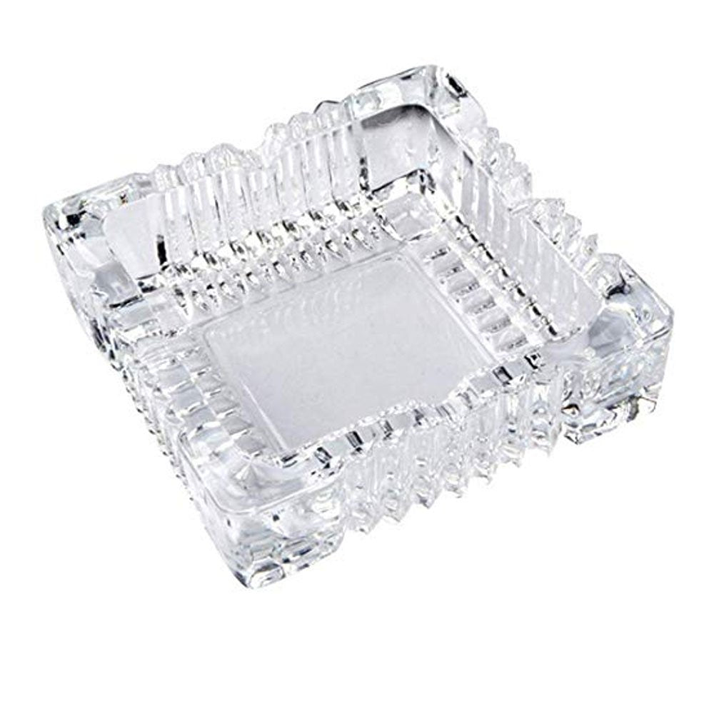 מאפרה זכוכית מרובעת יוקרתית 12 ס"מ  - M Blinkmax