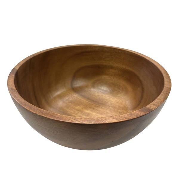 קערת עץ 25X10 להגשה CutterPeeler