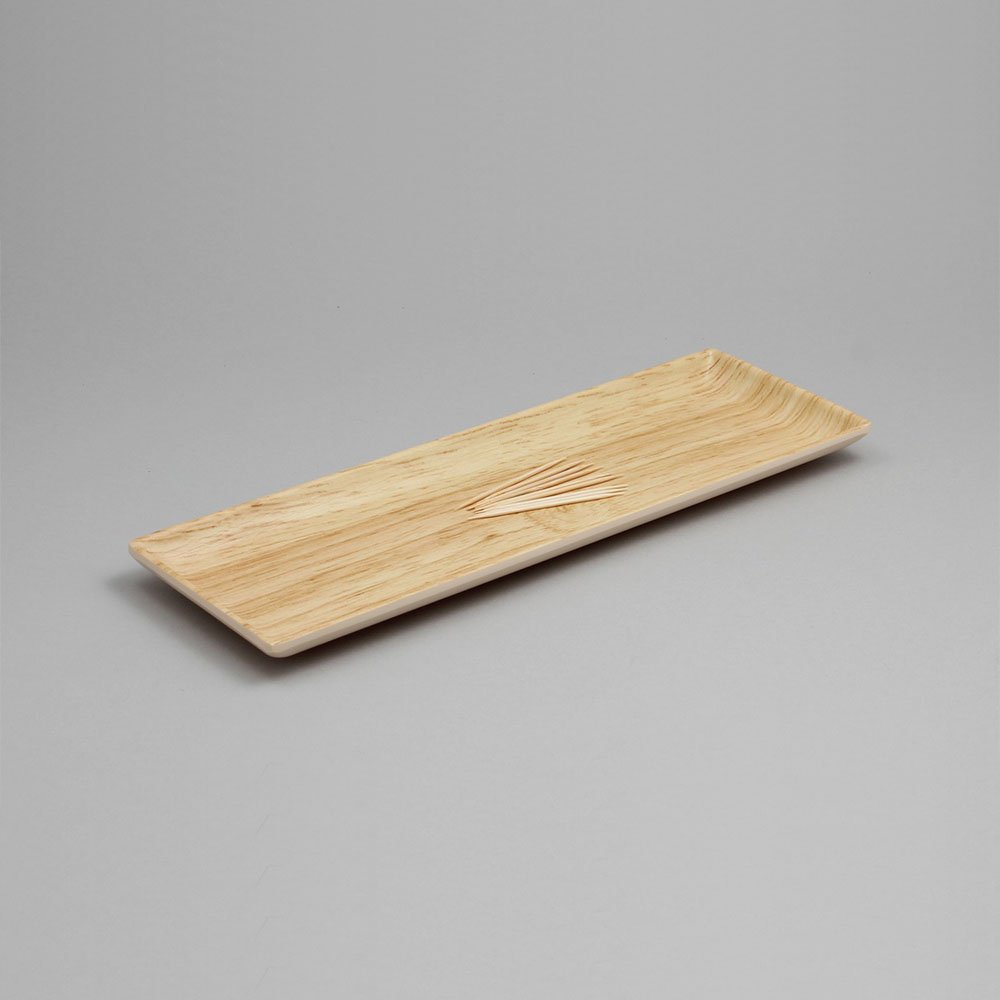 מגש דמוי עץ בהיר 30X10 מלמין