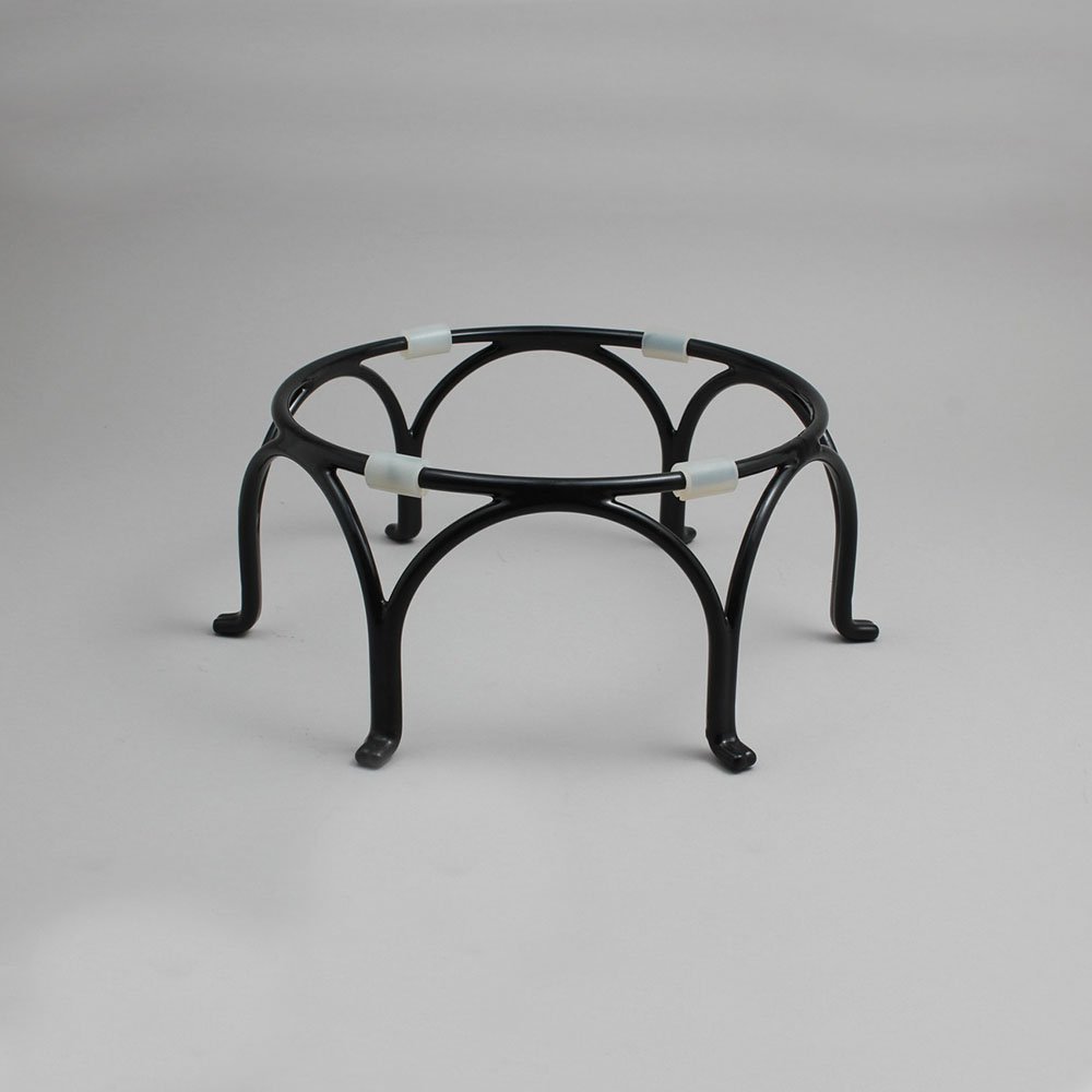 סטנד עגול שחור למרכז שולחן 6 רגליים 10X21 ס"מ