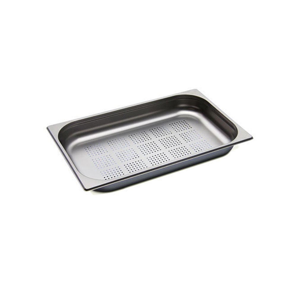 גסטרונום מחורר 1/1/65 נירוסטה 53/32.5 ס"מ, עומק 6.5 ס"מ 9 ליטר