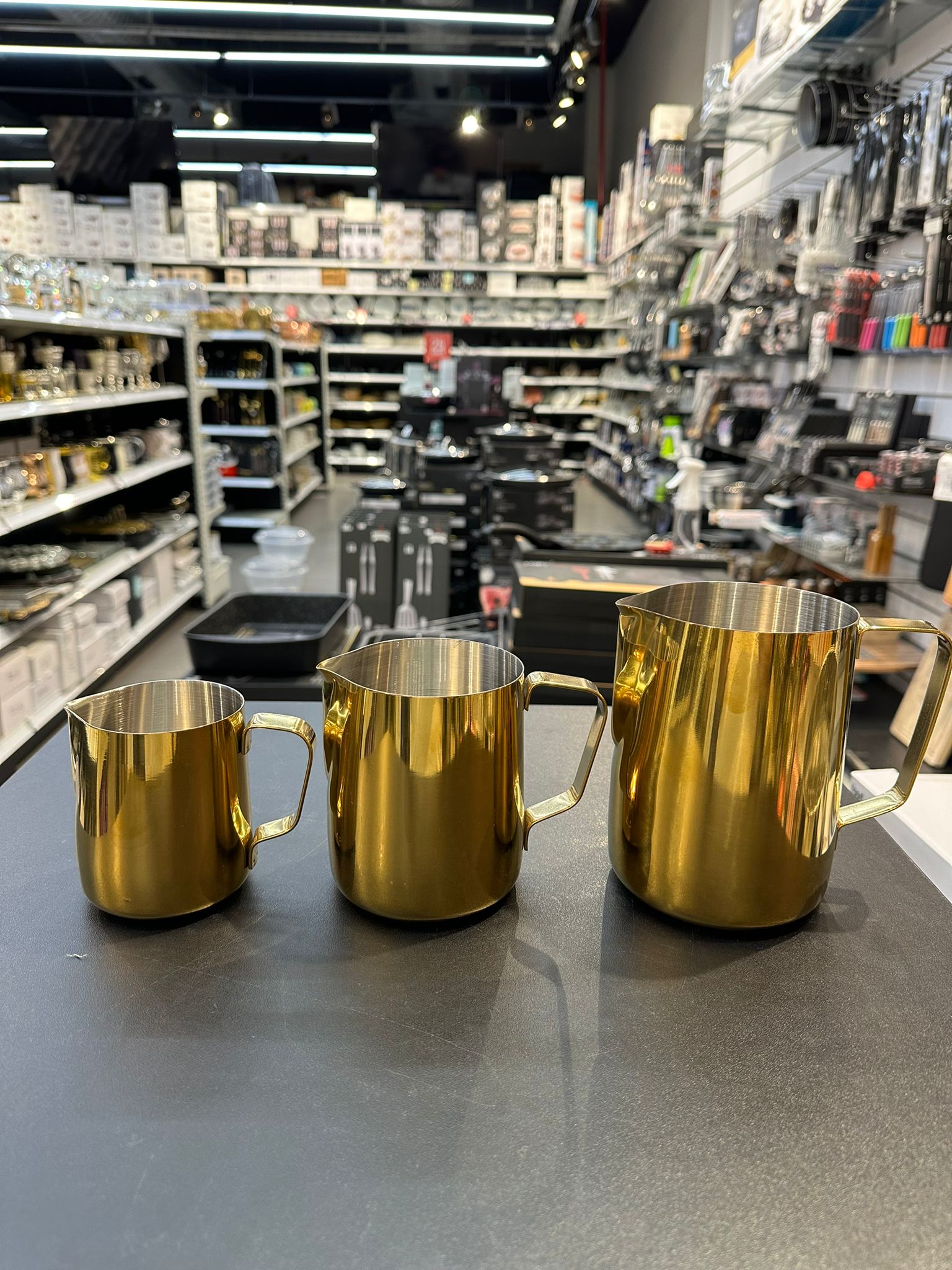 כד הקצפה - נירוסטה זהב 600 מ״ל