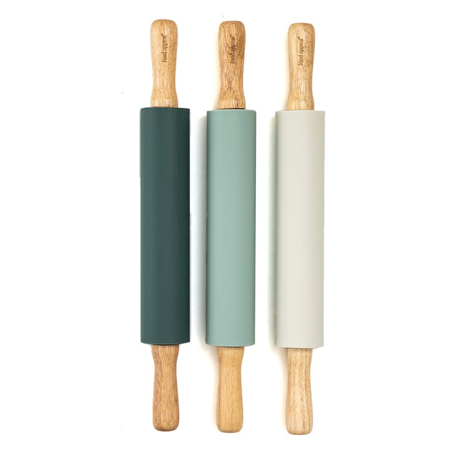 מערוץ עץ \ סיליקון 43 ס"מ מעורב צבעים Bake Joy