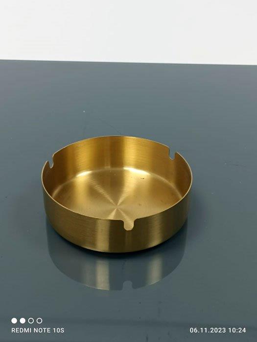 מאפרה נירוסטה זהב 12 ס"מ