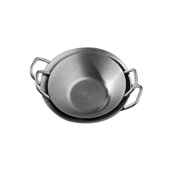 קערה עמוקה עם ידיות 7.6 ס"מ רטרו Alfa Steel