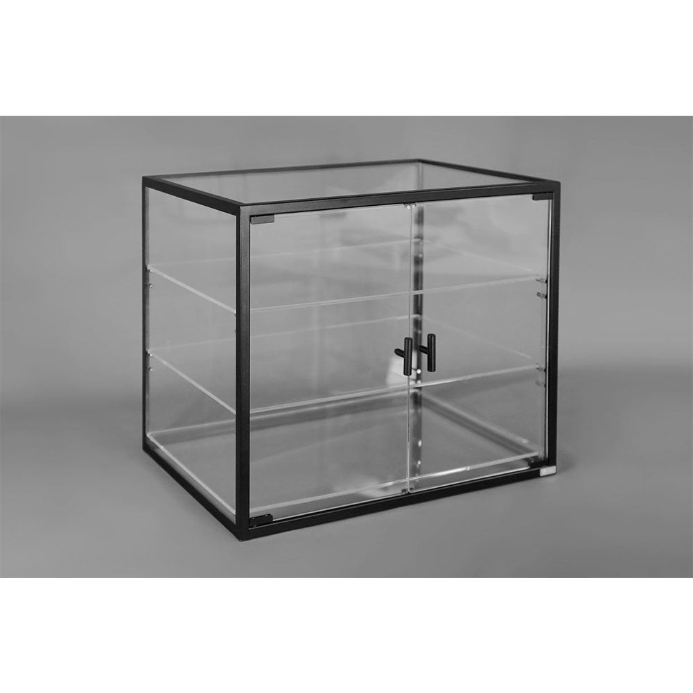 ויטרינה גאמה 1/1 מסגרת מתכת, כולל 3 מגשים פרספקס