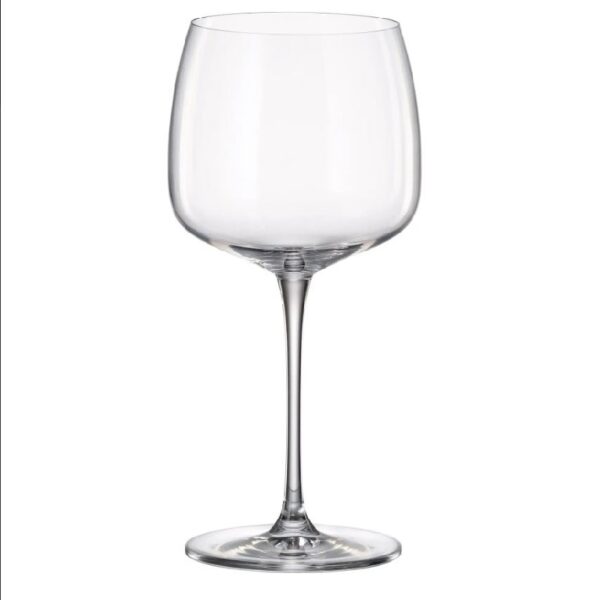 סט 6 כוס יין - 530 מ"ל דגם ANAS קריסטל בוהמיה