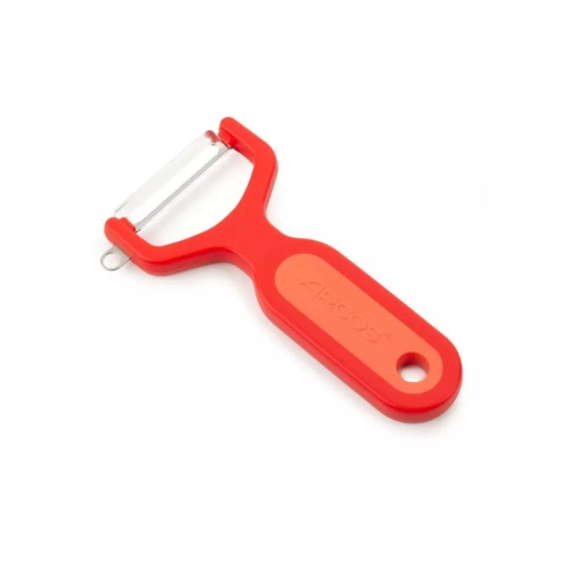 קולפן ירקות אדום להב משונן Linea