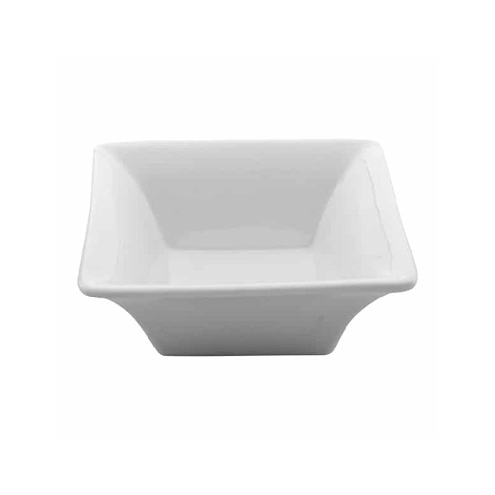 קערה מרובעת טסטוני פורצלן לבן 10 ס”מ Jaguar