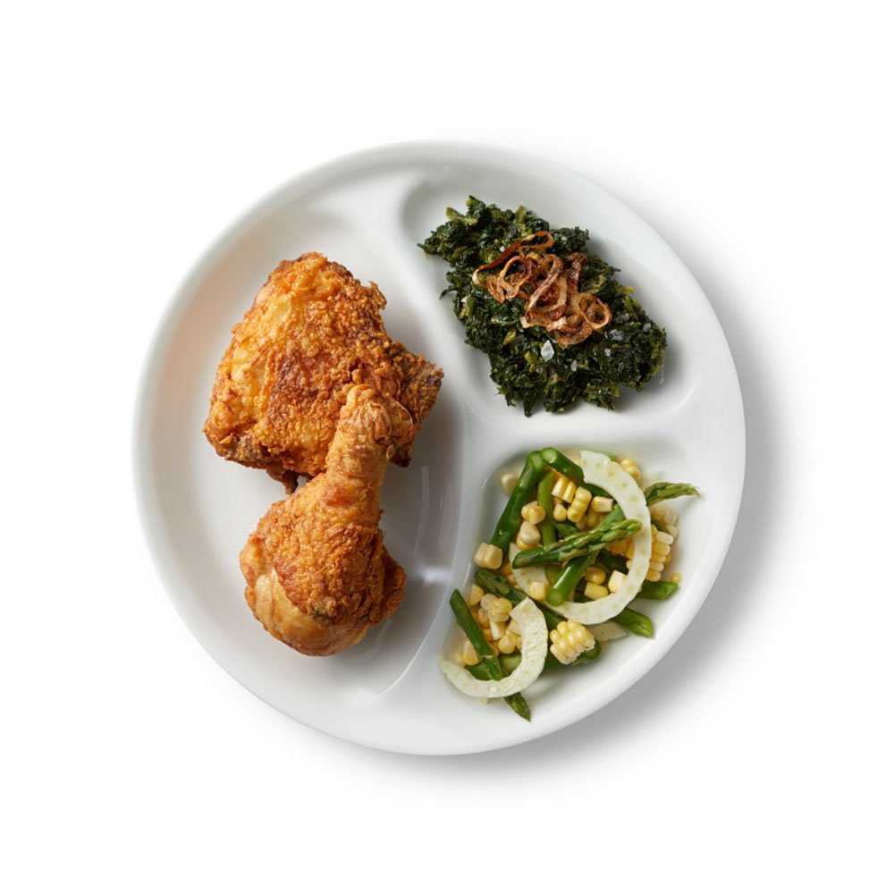 צלחת מחולקת 26 ס"מ , Winter Frost White קורנינג CORELLE