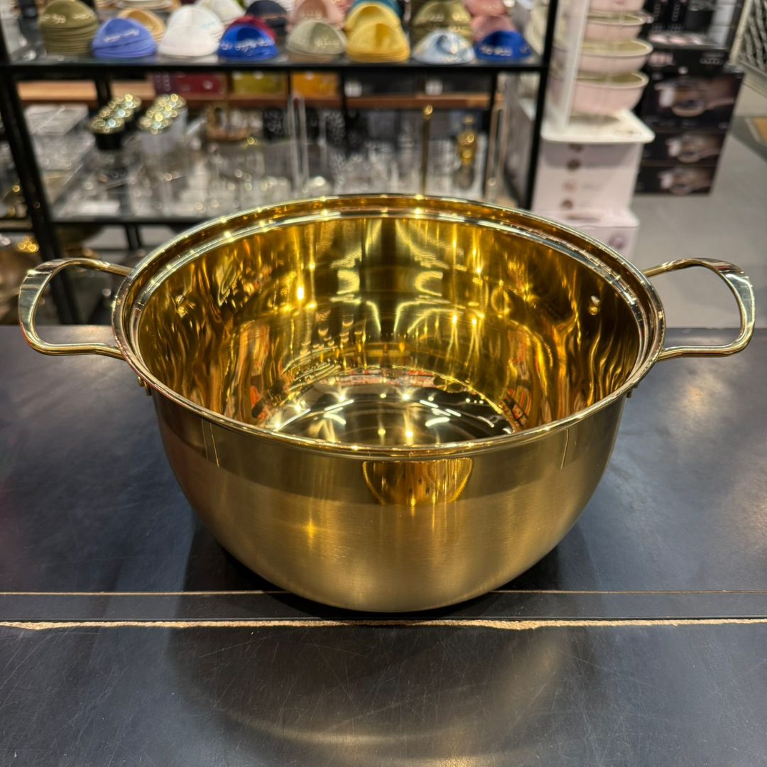 סיר קוסקוס 26 ס"מ נירוסטה זהב