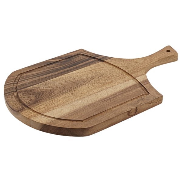 קרש חיתוך עץ 42X26 עם ידית CutterPeeler