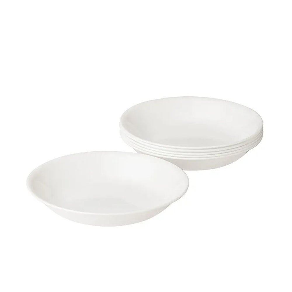 קערת מטבלים שטוחה 12 ס"מ, Winter Frost White קורנינג