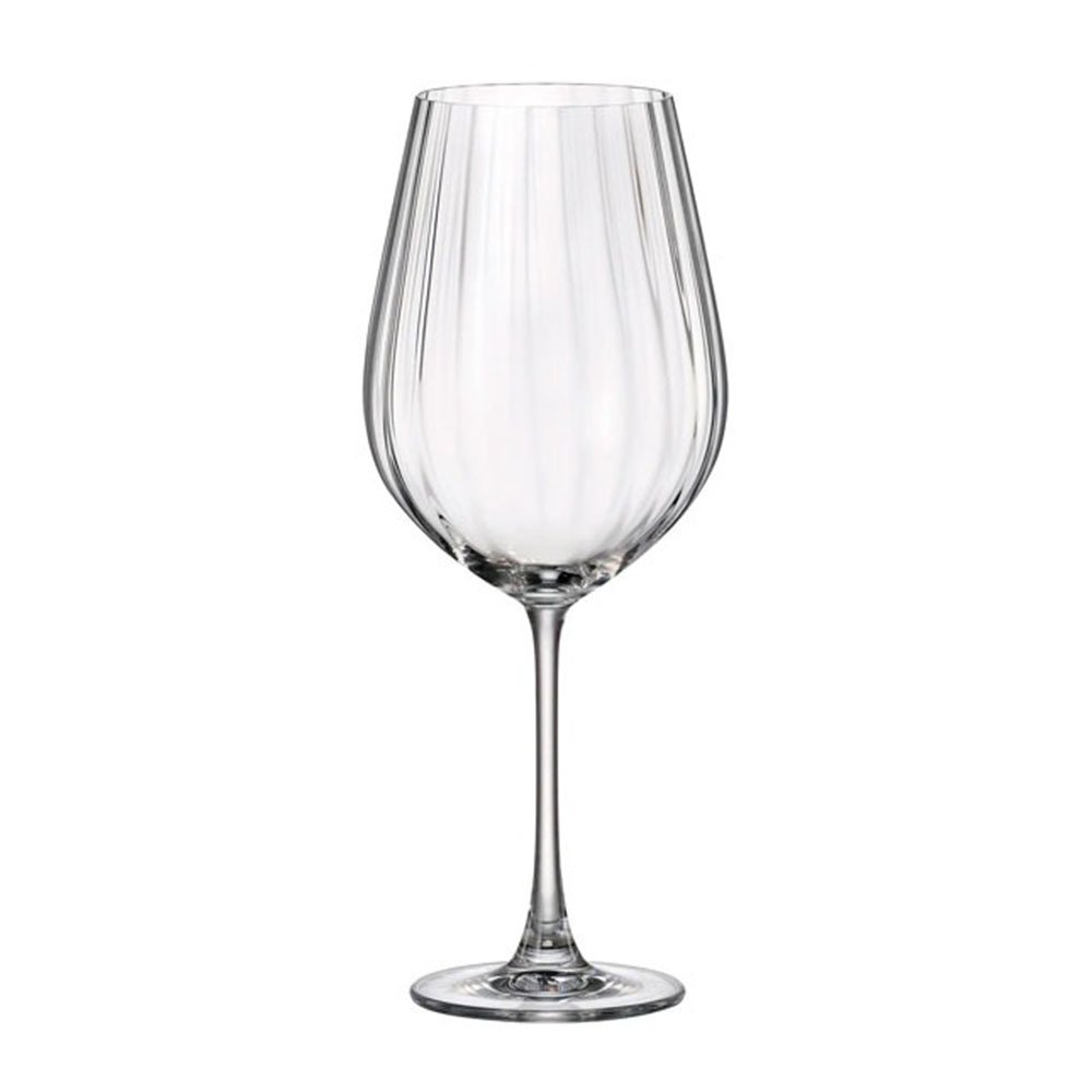 סט 6 כוס יין - 850 מ"ל דגם COLUMBAOPTIC קריסטל בוהמיה