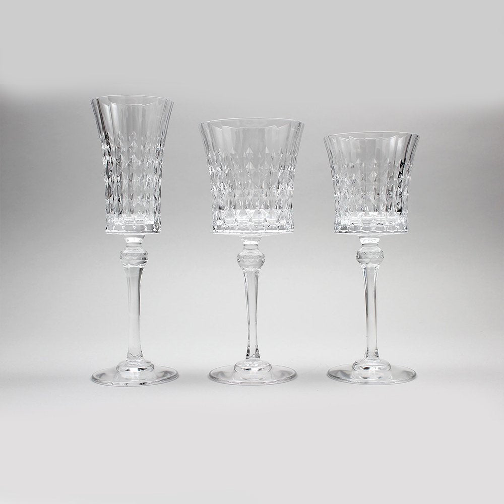 סט 6 כוסות יין - 270 מ”ל קריסטל ליידי דימונד