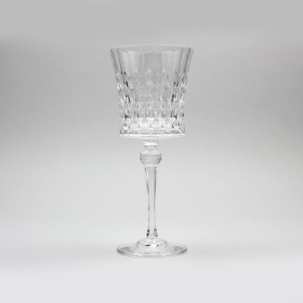 סט 6 כוסות יין - 270 מ”ל קריסטל ליידי דימונד