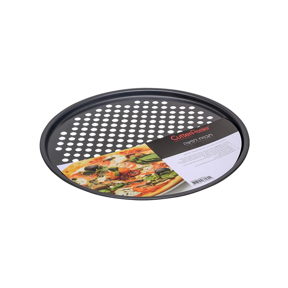 מגש תבנית פיצה מחורר 37 ס”מ CutterPeeler