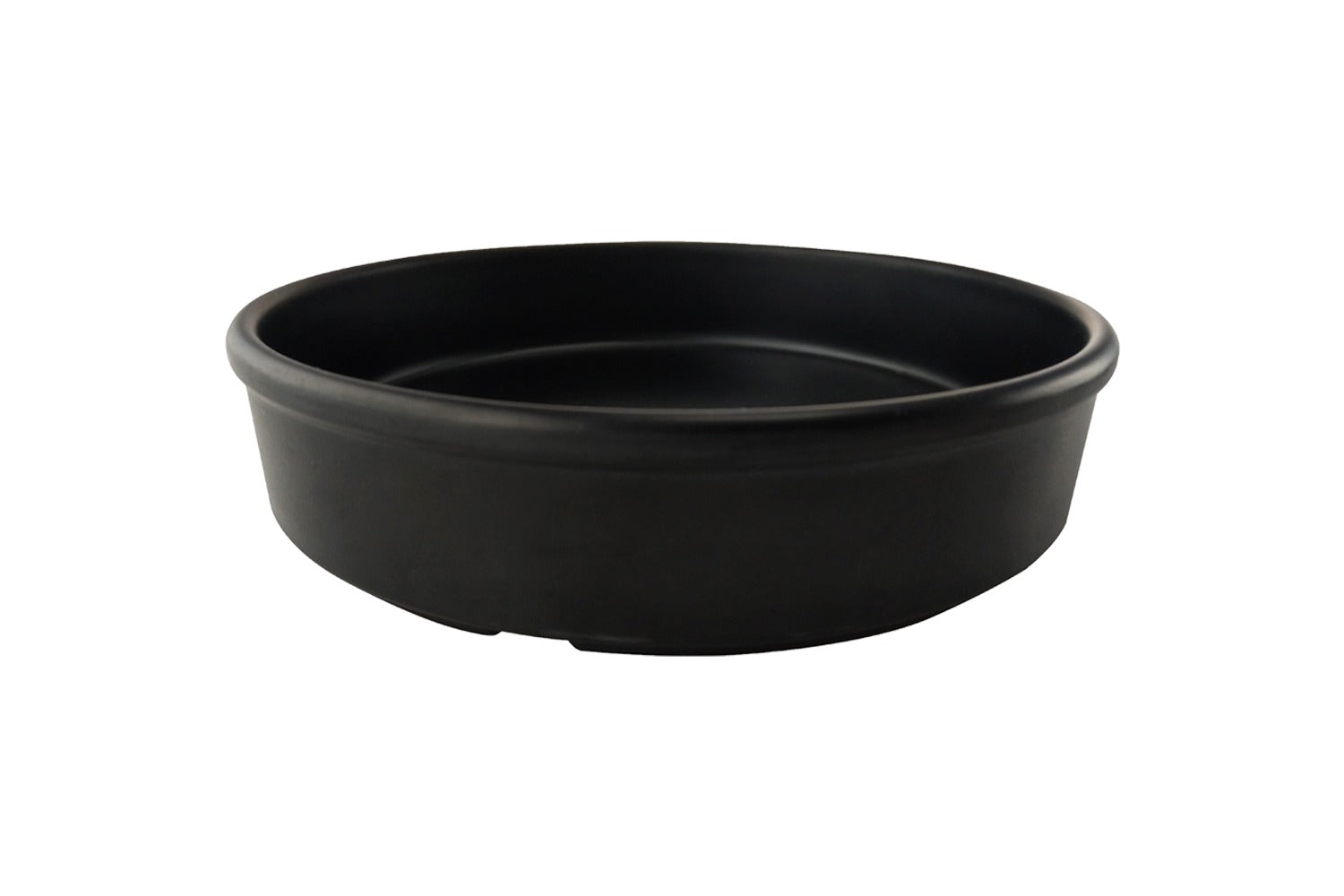 קערית עגולה 13.5 ס”מ שחורה מלמין