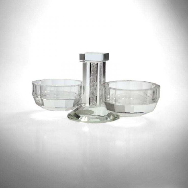 מלחיה פתוחה - קריסטל עיטור אבנים X1039