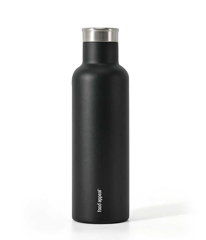 בקבוק תרמי נירוסטה 750 מ"ל שחור