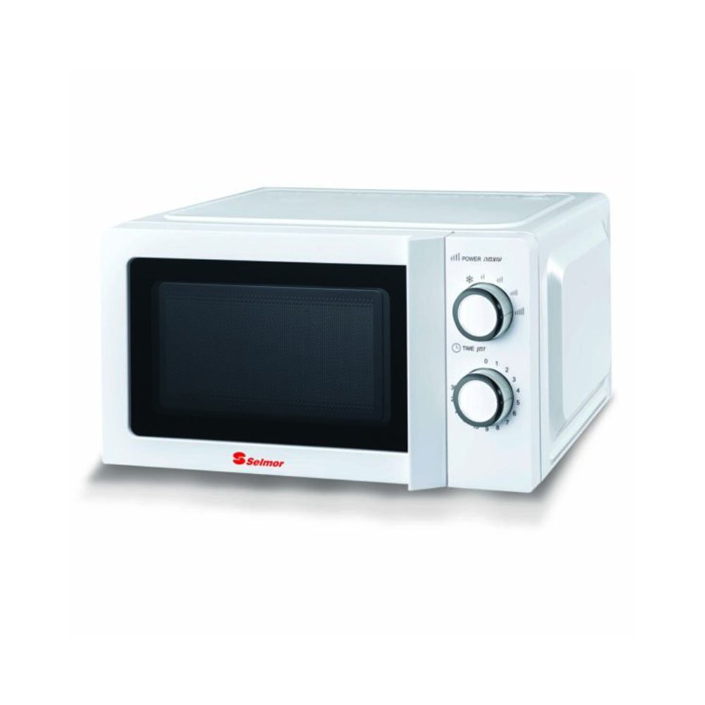 מיקרוגל קטן סלמור נפח 20 ליטר בצבע לבן