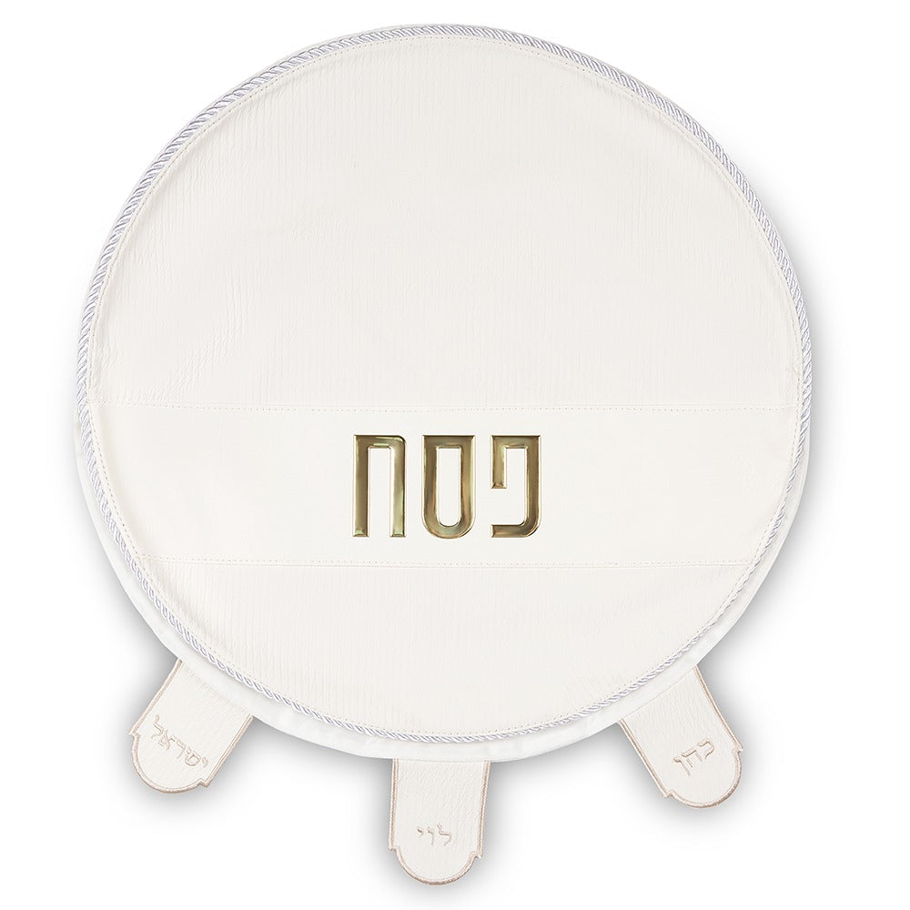 מפה לכיסוי קערת פסח - מהודר דמוי עור 45 ס"מ אריזת PVC