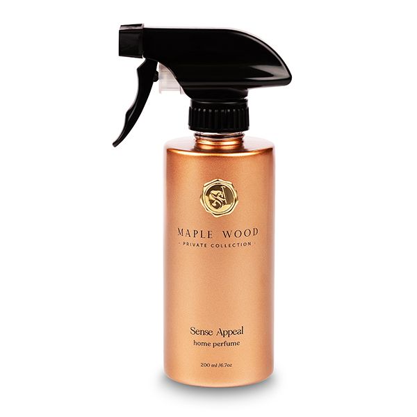 ספריי מפיץ ריח לבדים 200 מ"ל MAPLE WOOD (רוז גולד) מבית Sense appeal