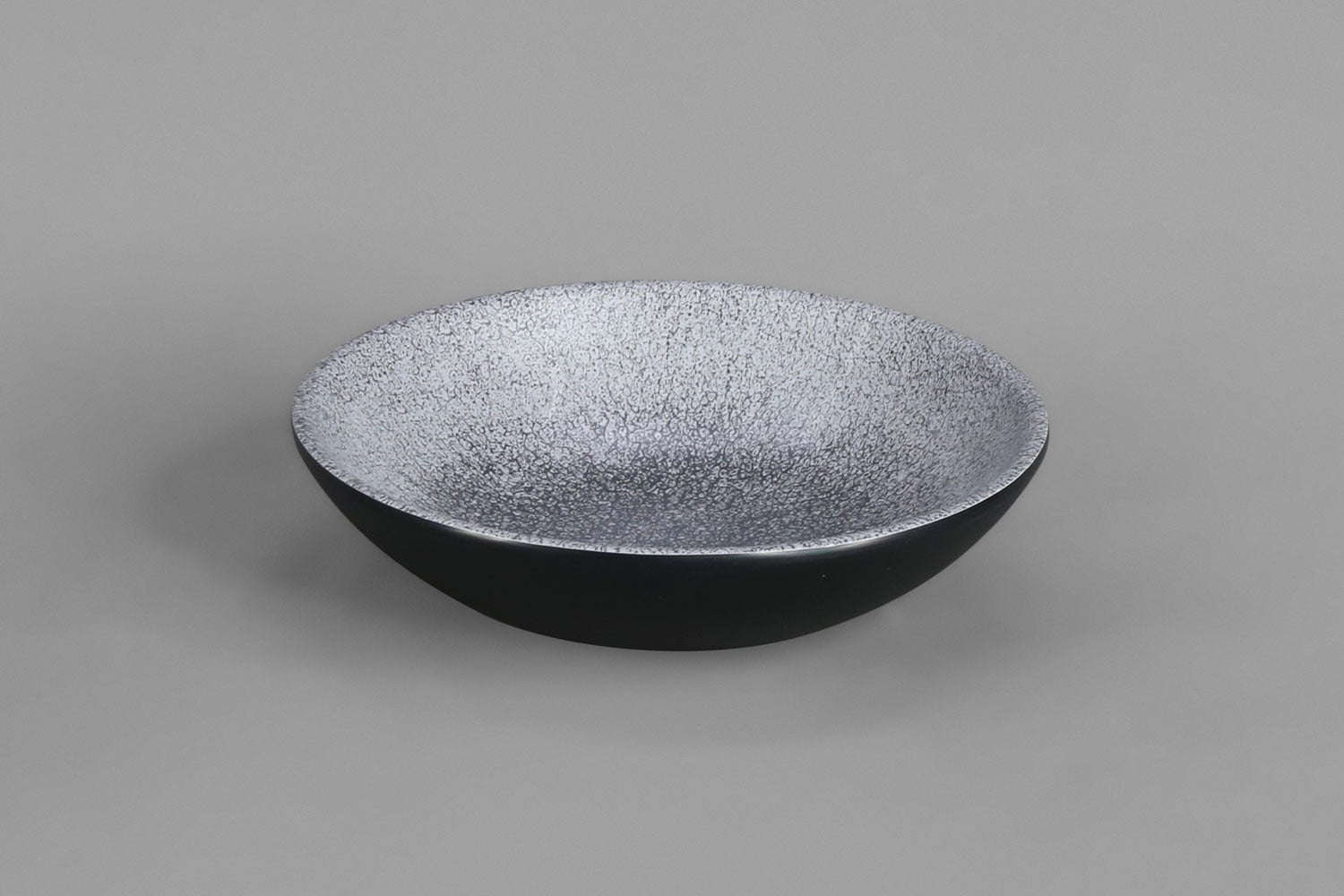 קערית גובי 14 ס”מ מלמין אפור/שחור