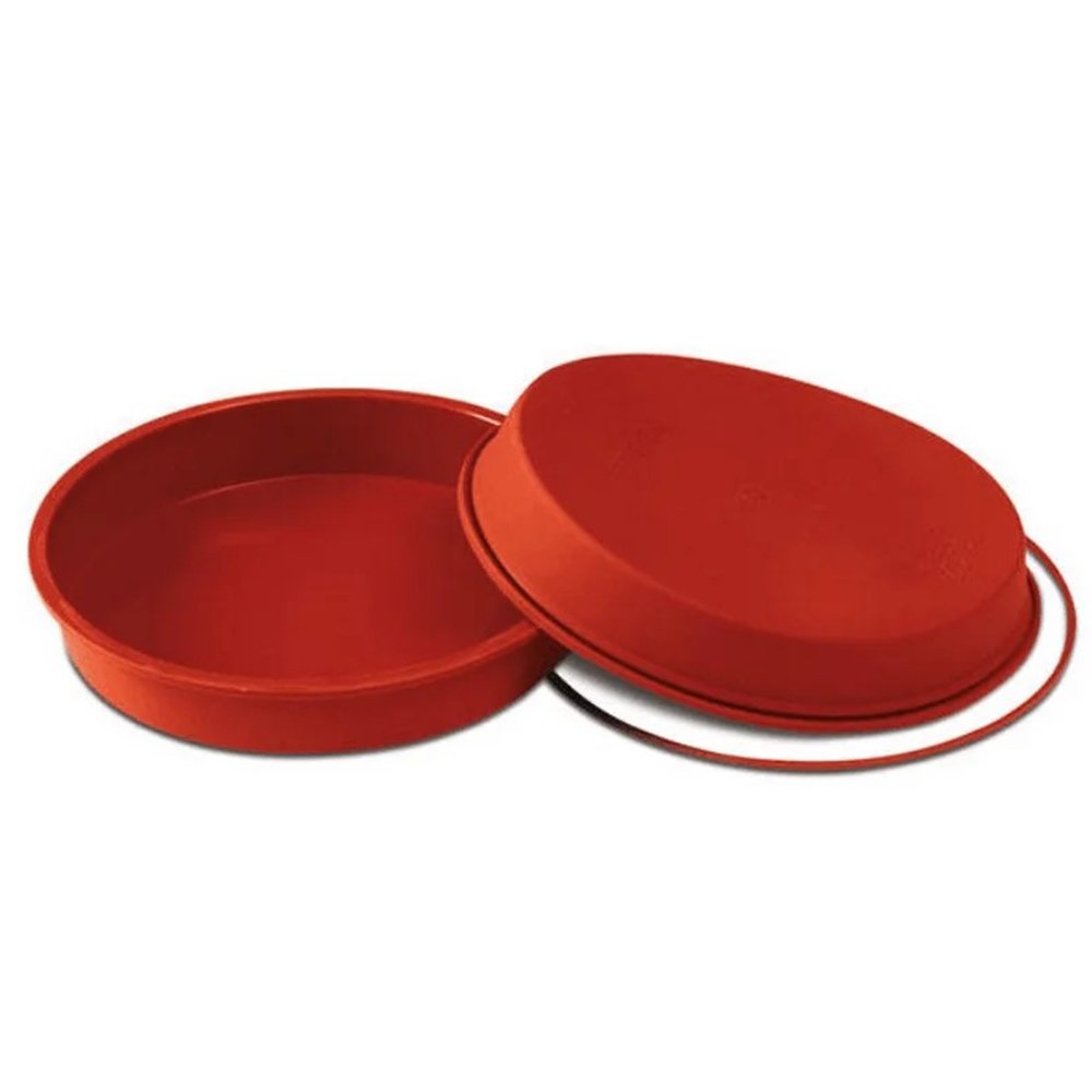 תבנית סיליקון עגולה 22 ס"מ גובה 4.2 ס"מ Silikomart