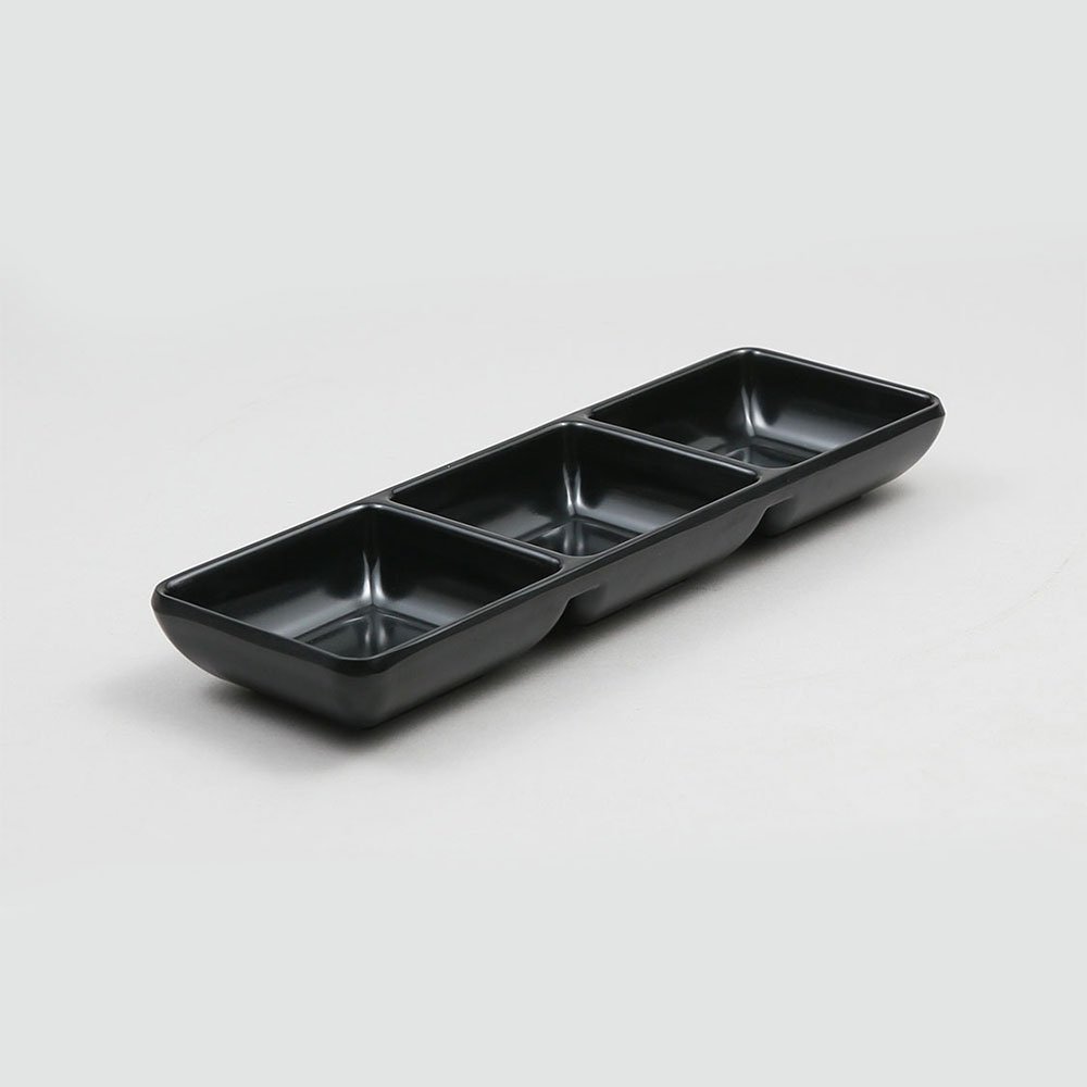 רוטביה מחולקת ל-3 לפיצוחים מתוקים ורטבים 2.5*7*22 מלמין שחור