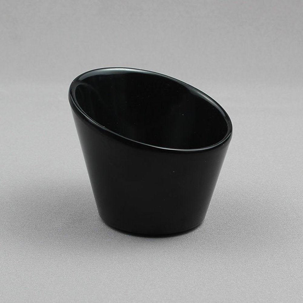 בול משופע לסלט\ציפס\פיצוחים נמי 9.7 ס”מ מלמין שחור