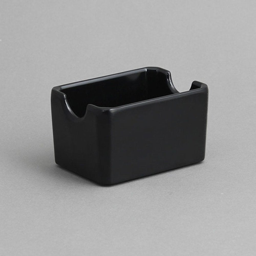 כלי לשקיות סוכר מלמין שחור