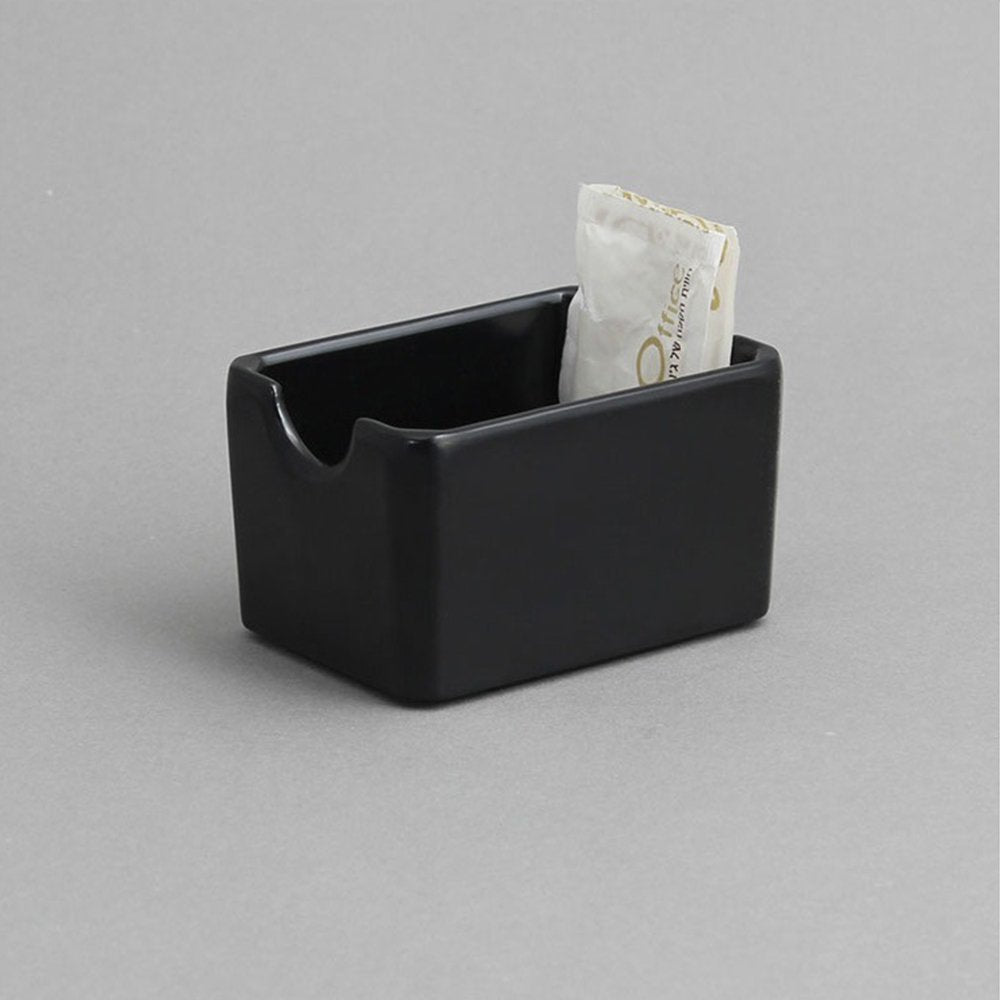 כלי לשקיות סוכר מלמין שחור