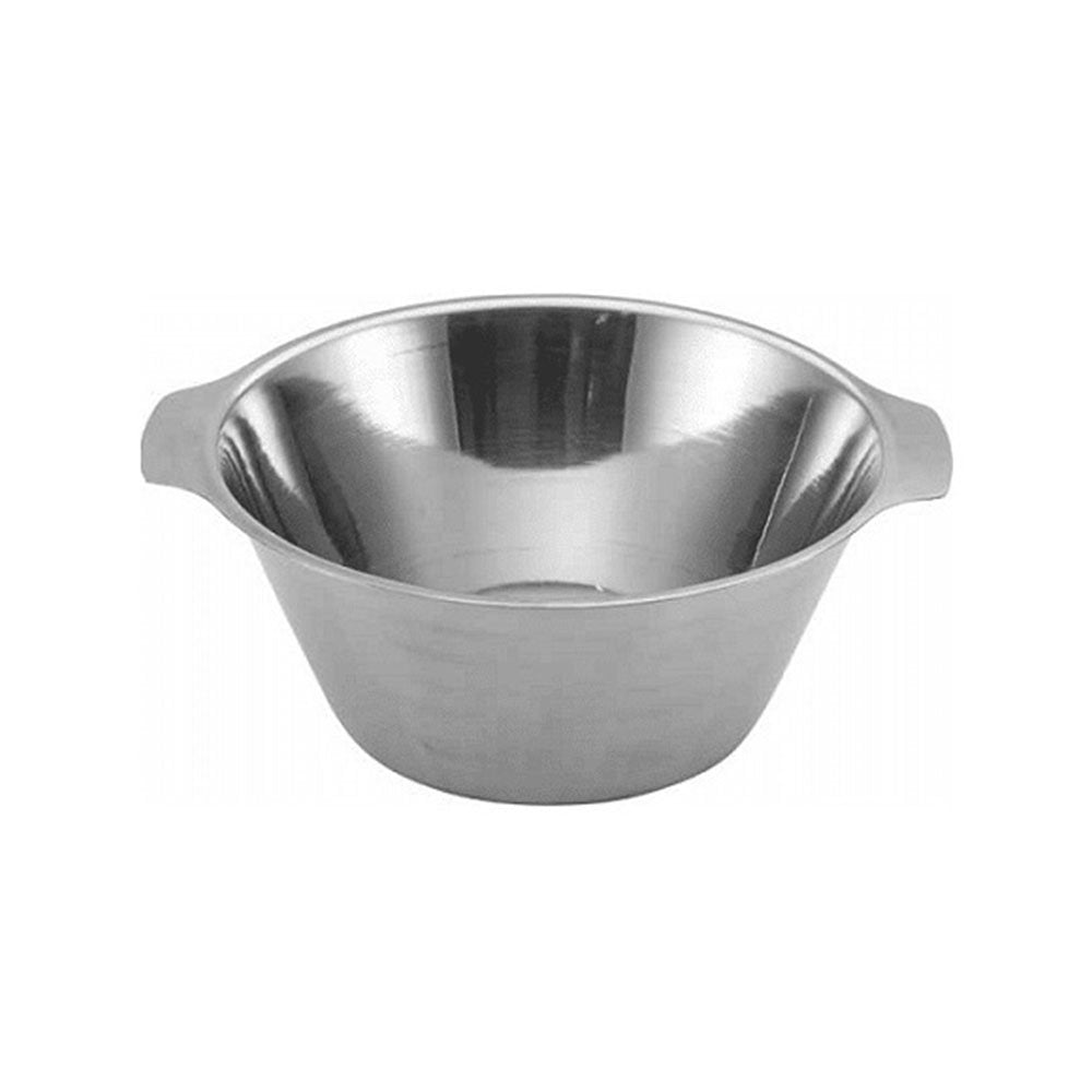 קערה ישרה נירוסטה עם ידיות 24 ס”מ CutterPeeler