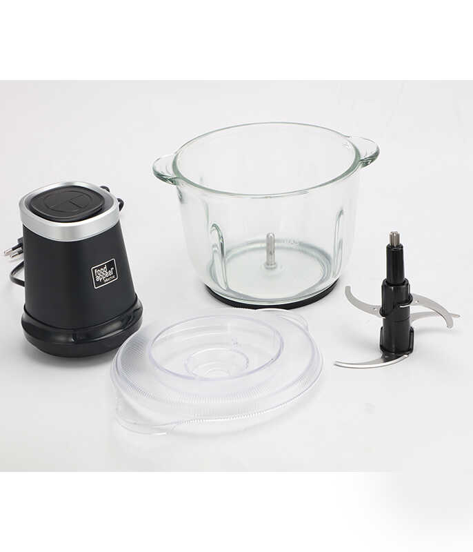 קוצץ מזון עוצמתי, מיכל זכוכית 2 ליטר | 500W מבית Food appeal