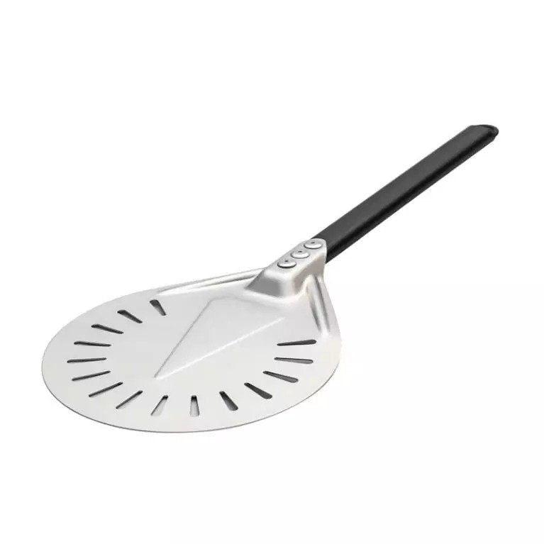 משוט סיבוב לפיצה אלומיניום מחורר 20X60ס"מ CutterPeeler