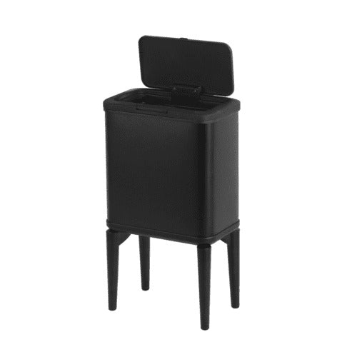 פח אשפה - שחור ראש שחור על רגליים שחורות 5 ליטר דגם אורלנדו