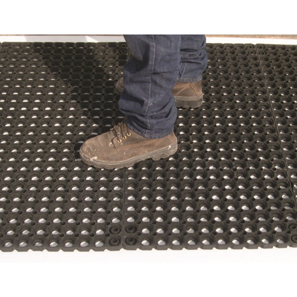 גומי רצפה שחור 50/100 עובי 2.2 ס"מ (מיוחד למטבח מקצועי)