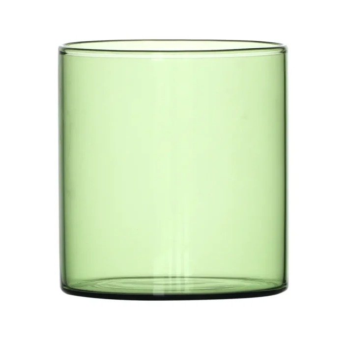סט 6 כוס שתייה - זכוכית דגם קרנבל 260 מ”ל בצבע ירוק
