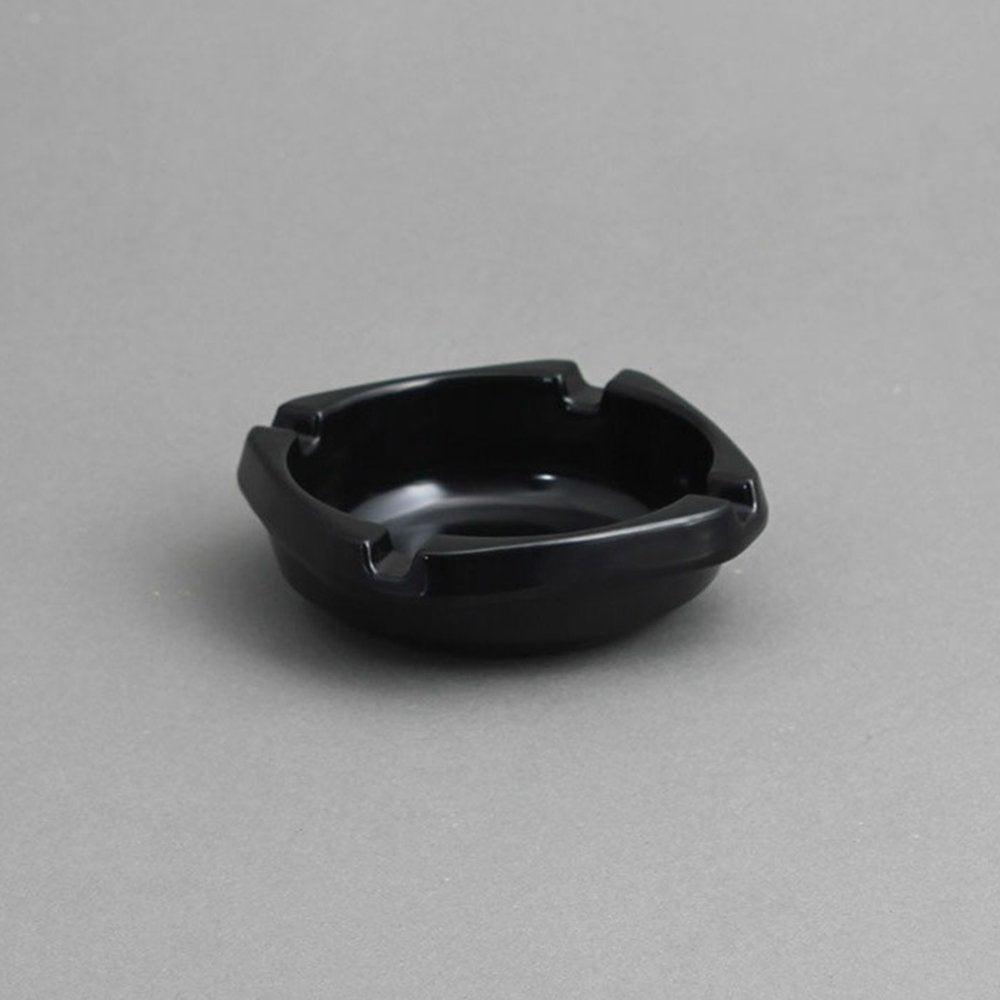 מאפרה מרובעת 9.5 ס"מ מלמין שחור