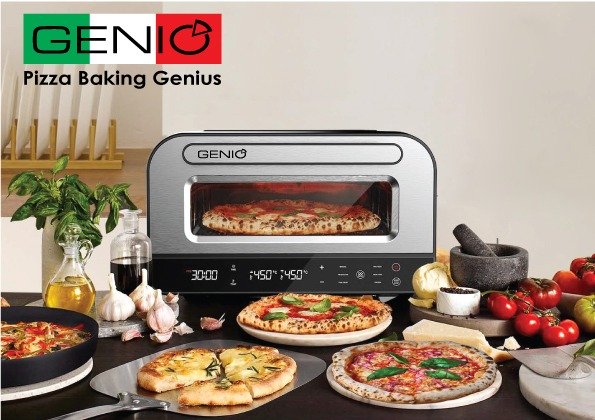 טאבון חשמלי דיגיטלי Genio + מרדה פיצה מקצועי FREE במתנה !
