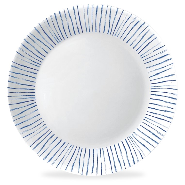 צלחת מנה עיקרית 26 ס"מ , דגם 131 Botanical Stripes קורנינג CORELLE