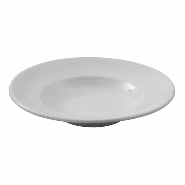 צלחת ספגטי פורצלן לבן 30 ס”מ