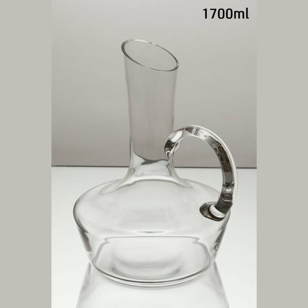 דיקנטר יין + ידית שקוף 1.7 ל' CRYSTALINE