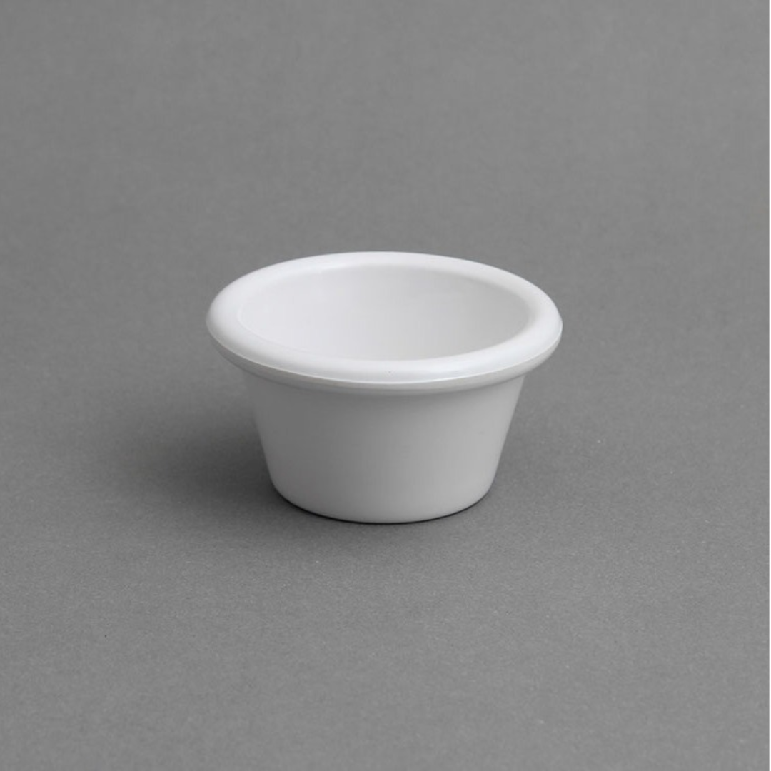 קוקוט רוטביה / רמקין 9 ס”ל מלמין לבן – 8 ס”מ