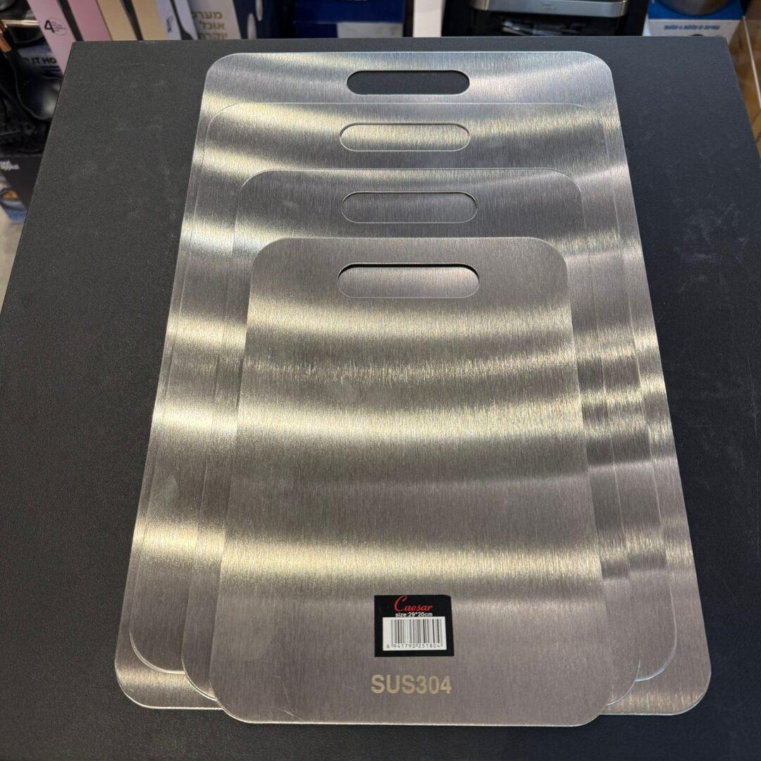 לוח חיתוך נירוסטה 34X23 ס״מ